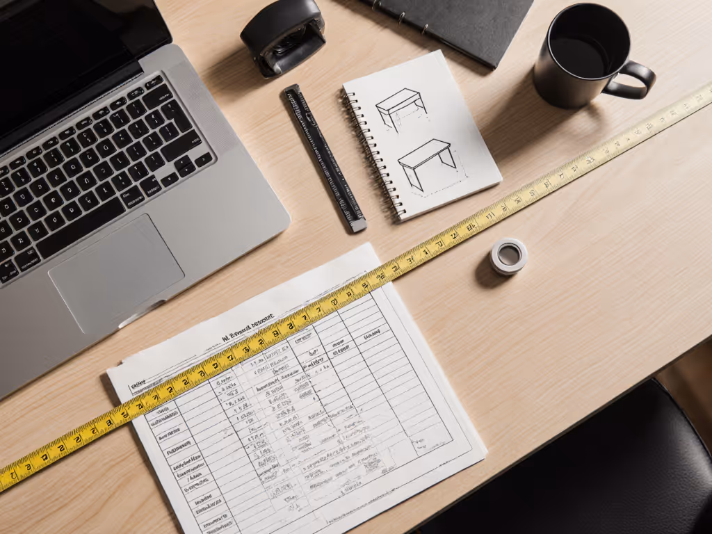 desk_measurement_tech_using_tape_measure_and_spreadsheet