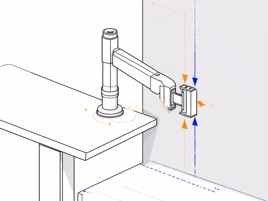 diagram_showing_monitor_arm_collision_at_95_inches_extension