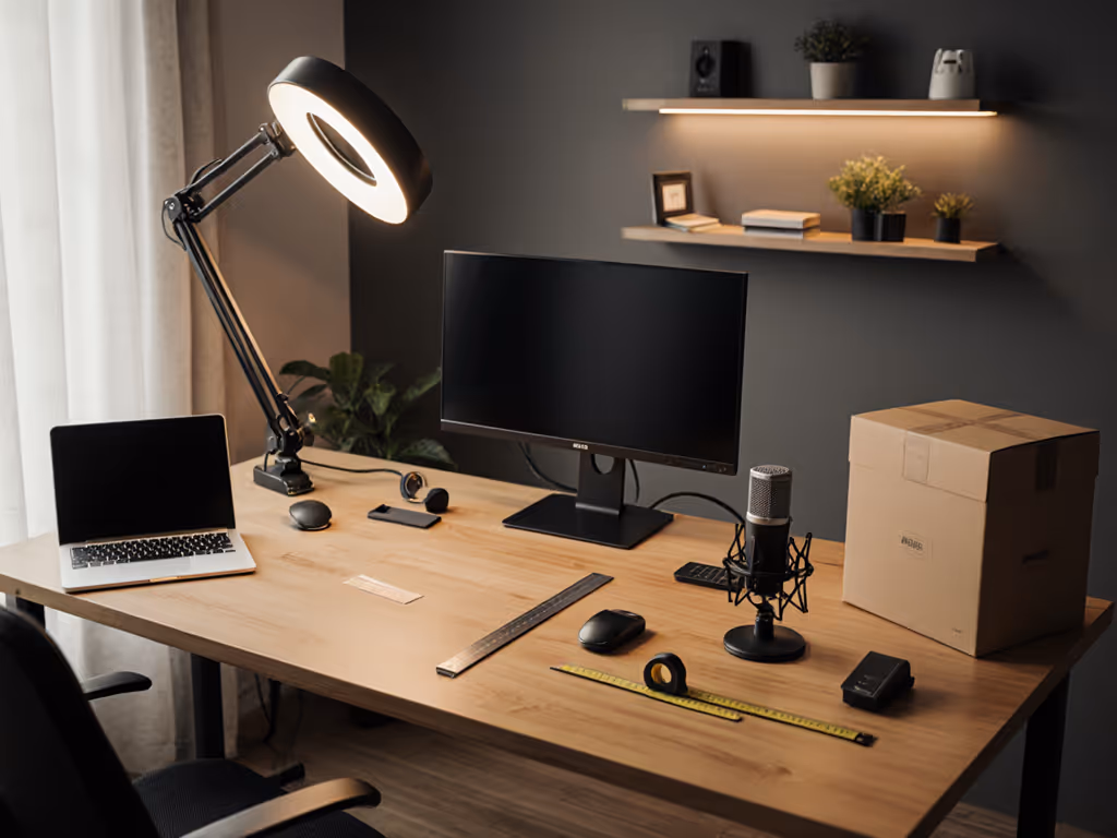 Content Creator Desk Setup: Fits First Time, Upgrades Later