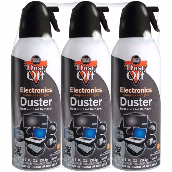 Dust-Off Compressed Gas Duster (3-Pack)
