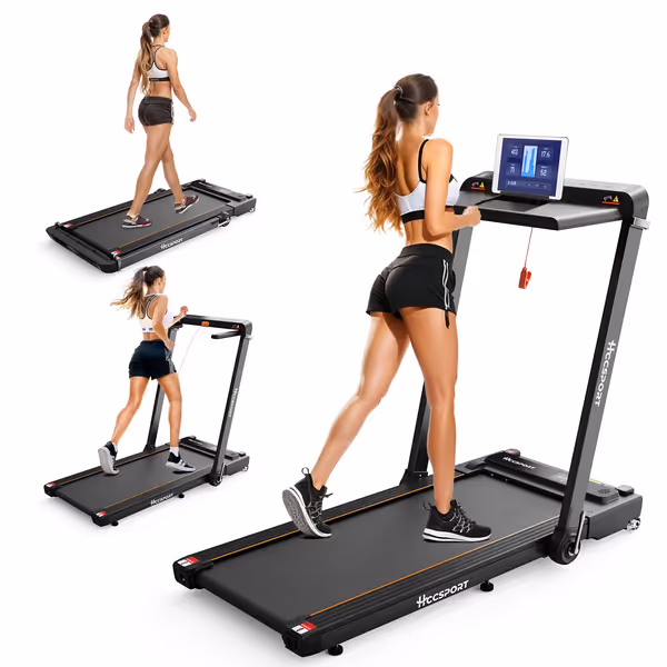 Treadmill with Incline, 3 in 1 Under Desk Treadmill