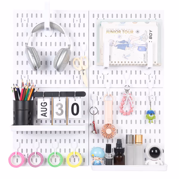 Pegboard Wall Organizer Kit